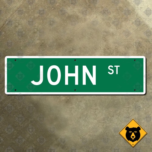 John street sign cumberland - street,