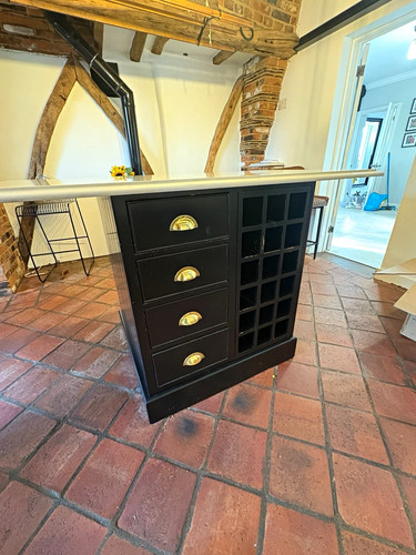 Freestanding kitchen island - kitchen,