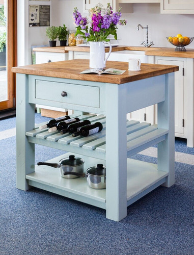 Honeydew small kitchen island - kitchen,